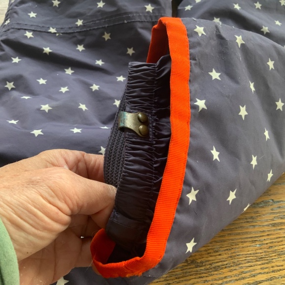 MINI BODEN star print snow pant with suspenders /Kids 9/10/exc cond - Picture 8 of 8